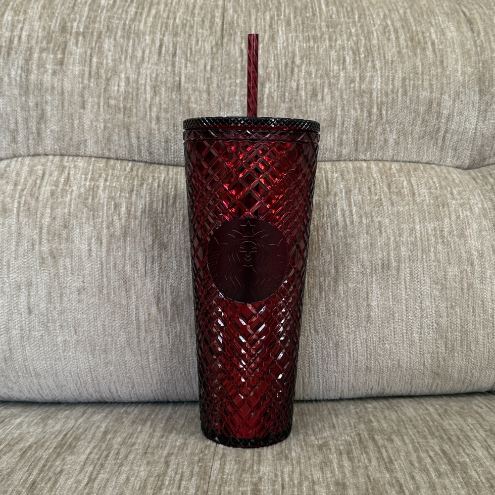 Starbucks Limited Edition Red Jeweled 24oz Tumbler